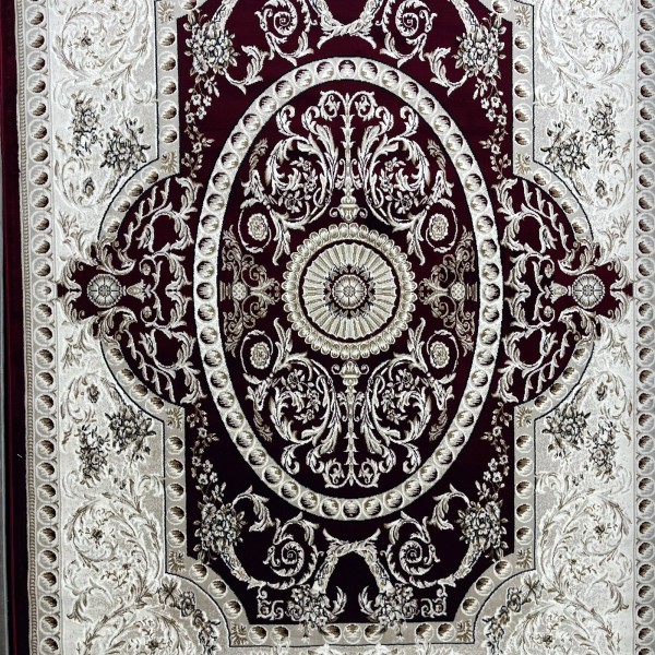 سجاد تركي تبريز كلاسيك سميك 43450F احمر مقاس 50*80