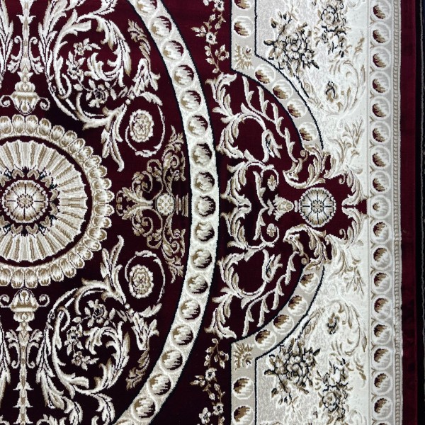 سجاد تركي تبريز كلاسيك سميك 43450F احمر مقاس 50*80