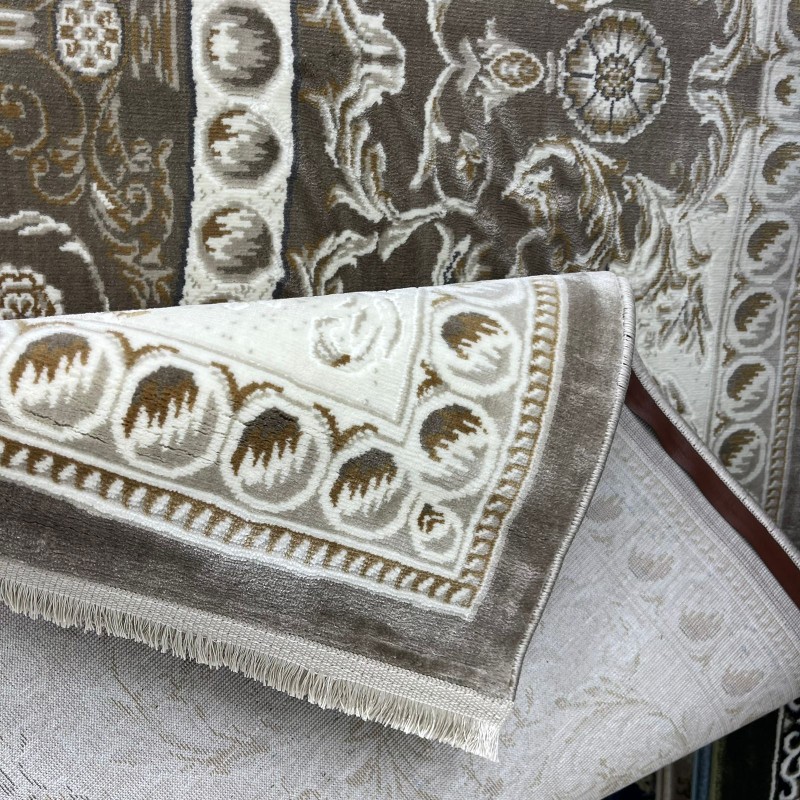 سجاد تركي تبريز كلاسيك سميك 43450F فيزون مقاس 80*150