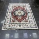 Turkish Bohemian Carpet A1541A Light Beige Burgundy Size 200*300