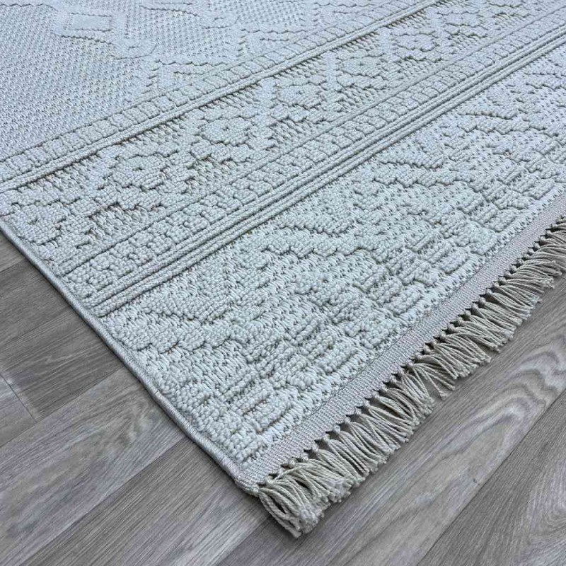 سجاد خيش ركان تركي NF85A كريم كريم مقاس 300*400