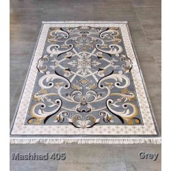 سجاد تركي فرنسي ملكي مشهد 405 رصاصي مقاس 300*500
