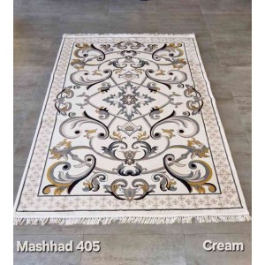 سجاد تركي فرنسي ملكي مشهد 405 كريم مقاس 100*400 سجاد تركي فرنسي ملكي مشهد 405 كريم مقاس 100*400