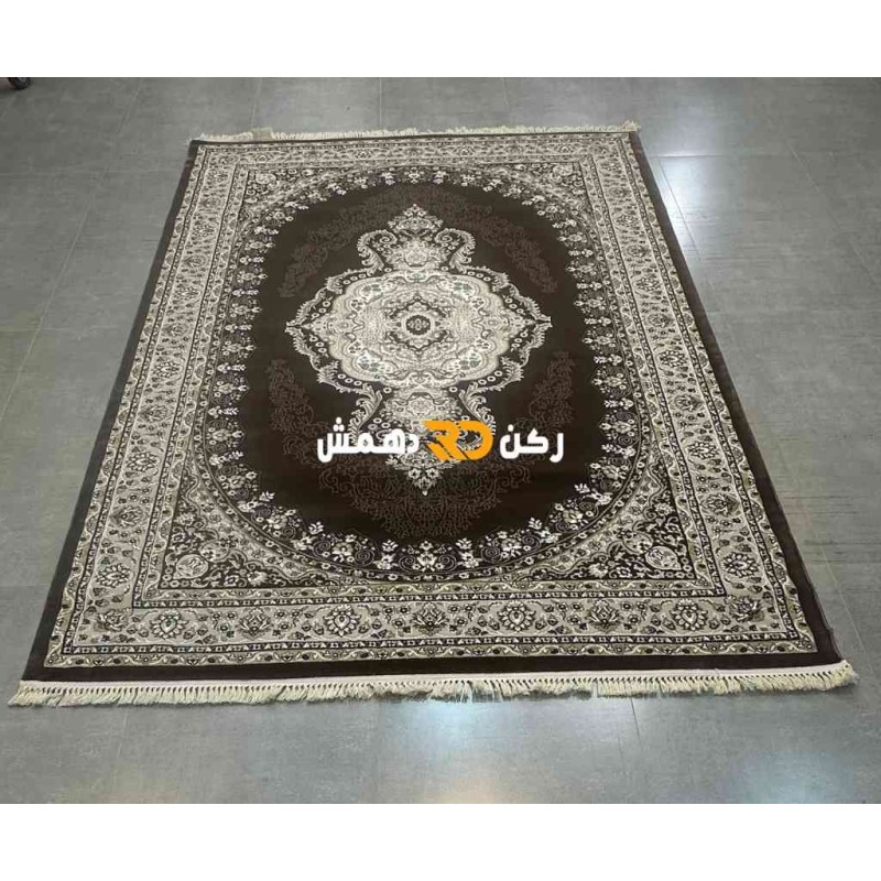 سجاد تركي سوبر امبريال لون بني غامق محروق مقاس 100*300