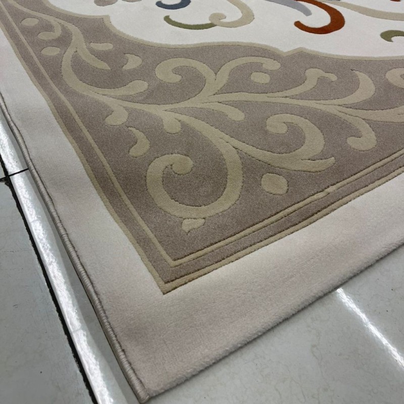 سجاد المصممين انقرة تركي 9959B بيج مقاس 50*80 - سجاد فرنسي شرقي