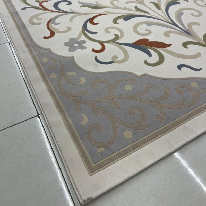 سجاد المصممين انقرة تركي 9959B رصاصي مقاس 400*600 - سجاد فرنسي شرقي