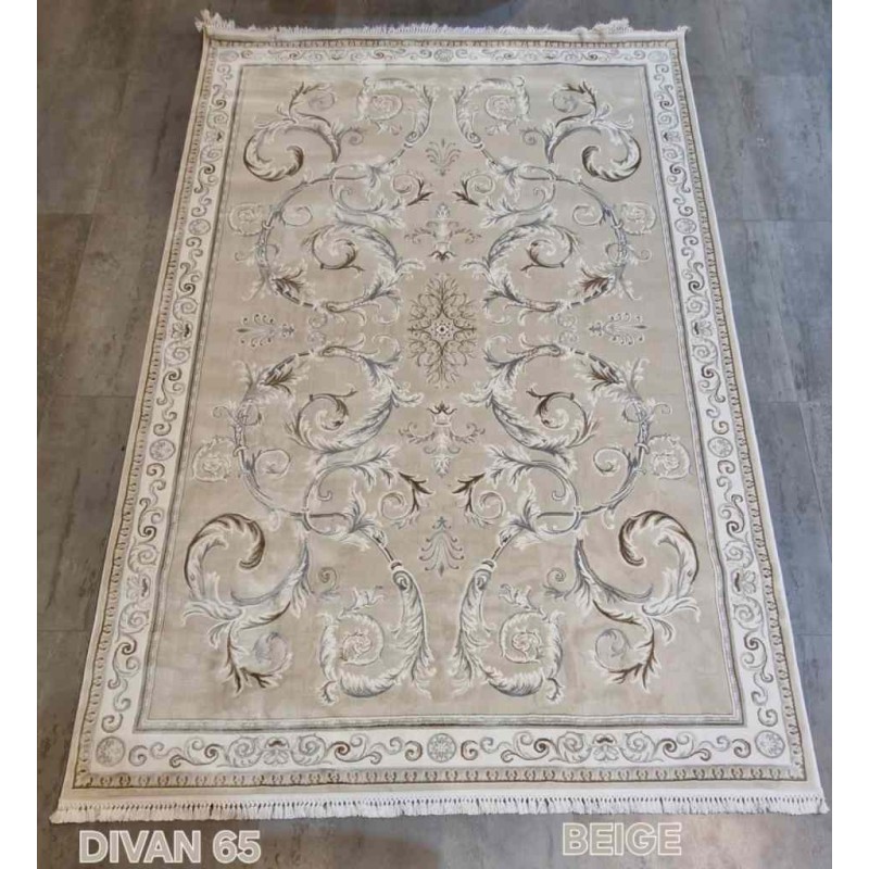 سجاد تركي ديفان 39465A اسود مقاس 80*150