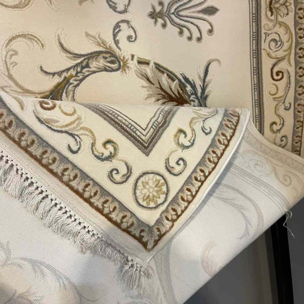 سجاد تركي ديفان 39465A كريم رصاصي مقاس 400*600 سجاد تركي ديفان 39465A كريم رصاصي مقاس 400*600