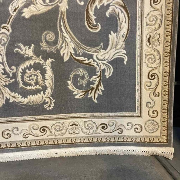سجاد تركي ديفان 39465A رصاصي مقاس 150*230
