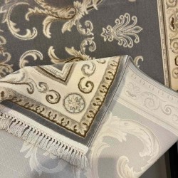 سجاد تركي ديفان 39465A رصاصي مقاس 300*500