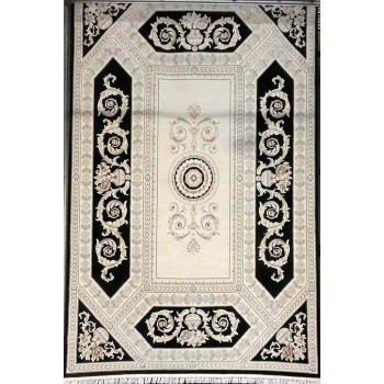 سجاد تركي ديفان 40970A اسود مقاس 150*230