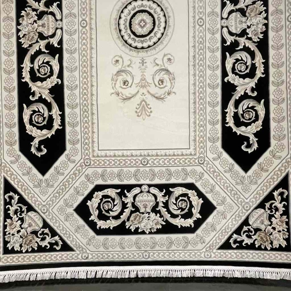 سجاد تركي ديفان 40970A اسود مقاس 300*500