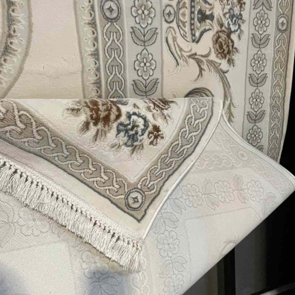 سجاد تركي ديفان 40970A كريم رضاصي مقاس 80*150 سجاد تركي ديفان 40970A كريم رضاصي مقاس 80*150