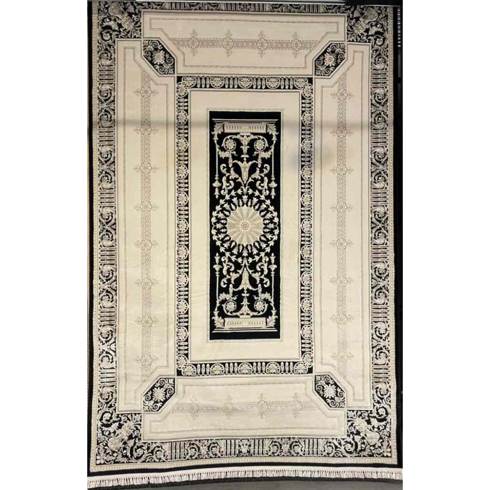 سجاد تركي ديفان 40989A اسود مقاس 300*500