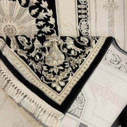 سجاد تركي ديفان 40989A اسود مقاس 80*150