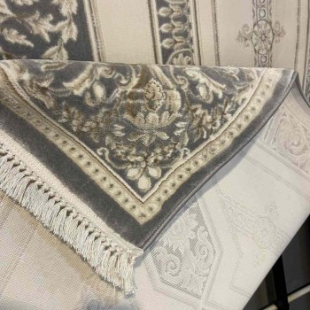 سجاد تركي ديفان 40989A رصاصي مقاس 80*150