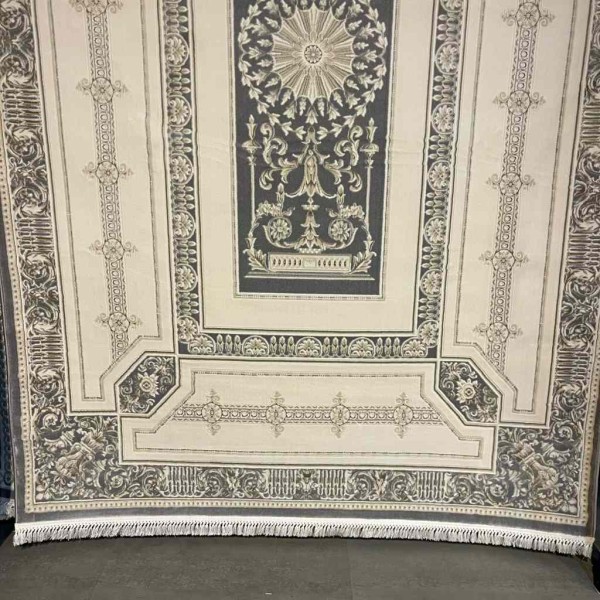 سجاد تركي ديفان 40989A رصاصي مقاس 150*230