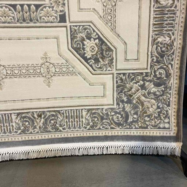 سجاد تركي ديفان 40989A رصاصي مقاس 150*230