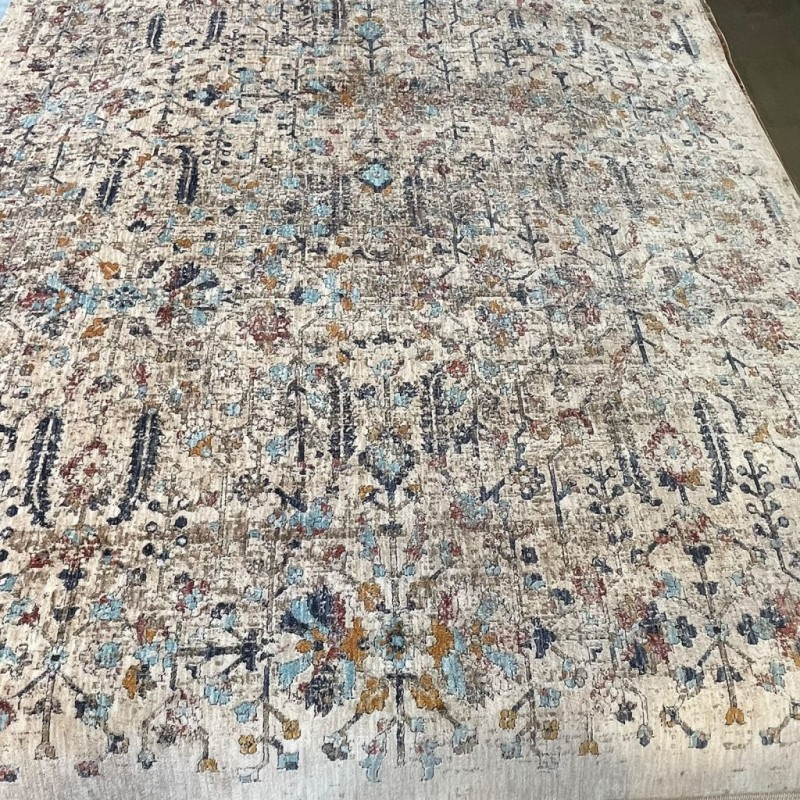 سجاد بوهيمي تركي امبيرا KP73A كريم سماوي غامق مقاس 100*300 سجاد بوهيمي تركي امبيرا KP73A كريم سماوي غامق مقاس 100*300 - سجاد بوهيمي
