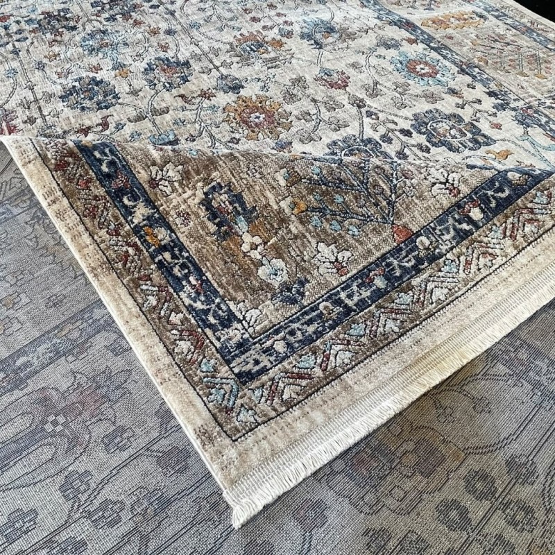 سجاد بوهيمي تركي امبيرا KP75A كريم بيج غامق مقاس 150*220 سجاد بوهيمي تركي امبيرا KP75A كريم بيج غامق مقاس 150*220