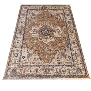 سجاد بوهيمي تركي امبيرا K086G بيج غامق مقاس 50*80