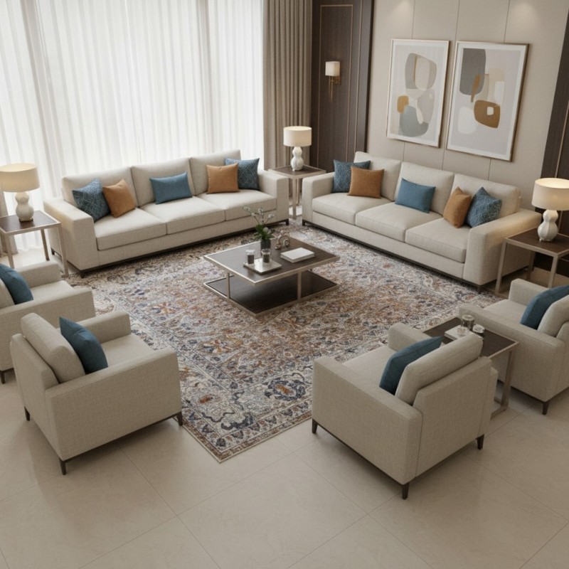 سجاد بوهيمي تركي امبيرا KP94C بيج غامق مقاس 150*220 سجاد بوهيمي تركي امبيرا KP94C بيج غامق مقاس 150*220 - سجاد بوهيمي