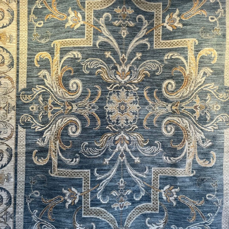 سجاد بوهيمي تركي فالنسيا 41664A سماوي مقاس 50*80