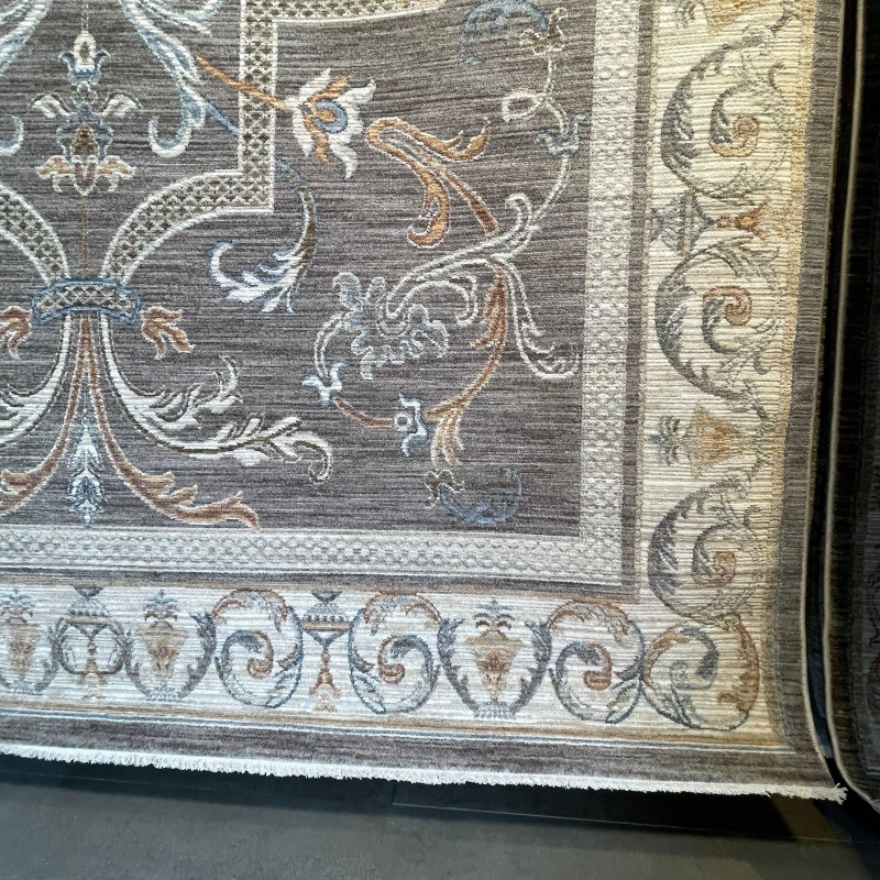 سجاد بوهيمي تركي فالنسيا 41664A رصاصي مقاس 50*80