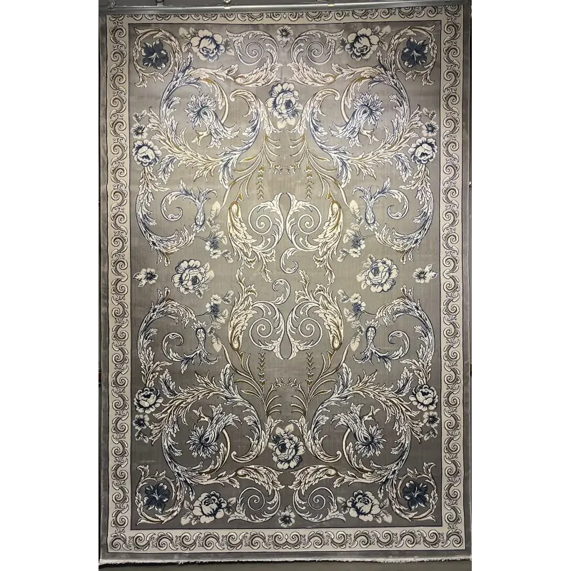 سجاد تركي جود نقش فرنسي 42001A رصاصي مقاس  400*600