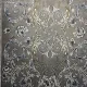 سجاد تركي جود نقش فرنسي 42001A رصاصي دائري مقاس  200*200