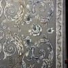 سجاد تركي جود نقش فرنسي 42001A رصاصي دائري مقاس 150*150