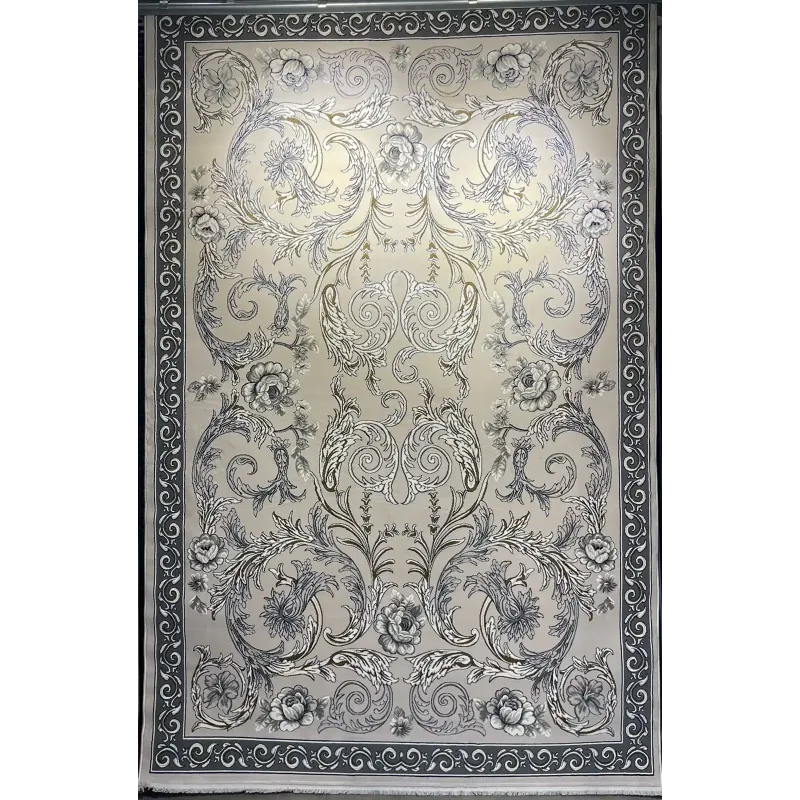 سجاد تركي جود نقش فرنسي 42001A رصاصي فاتح مقاس  400*600