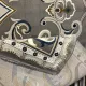 سجاد تركي جود نقش فرنسي 39207A رصاصي دائري مقاس 150*150