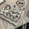 سجاد تركي جود نقش فرنسي 39207A رصاصي فاتح دائري مقاس 150*150