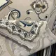 سجاد تركي جود نقش فرنسي 39207A رصاصي فاتح دائري مقاس 150*150