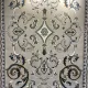 سجاد تركي جود نقش فرنسي 39207A رصاصي فاتح دائري مقاس 150*150
