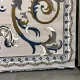 سجاد تركي جود نقش فرنسي 39207A رصاصي فاتح دائري مقاس 150*150