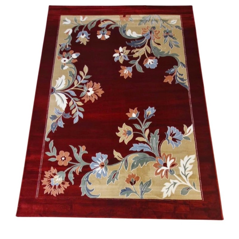 سجاد المصممين مايسترو تركي OL424A عنابي مقاس 250*350