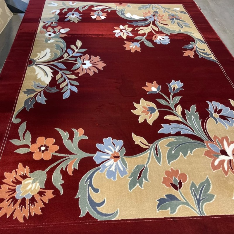 سجاد المصممين مايسترو تركي OL424A عنابي مقاس 250*350