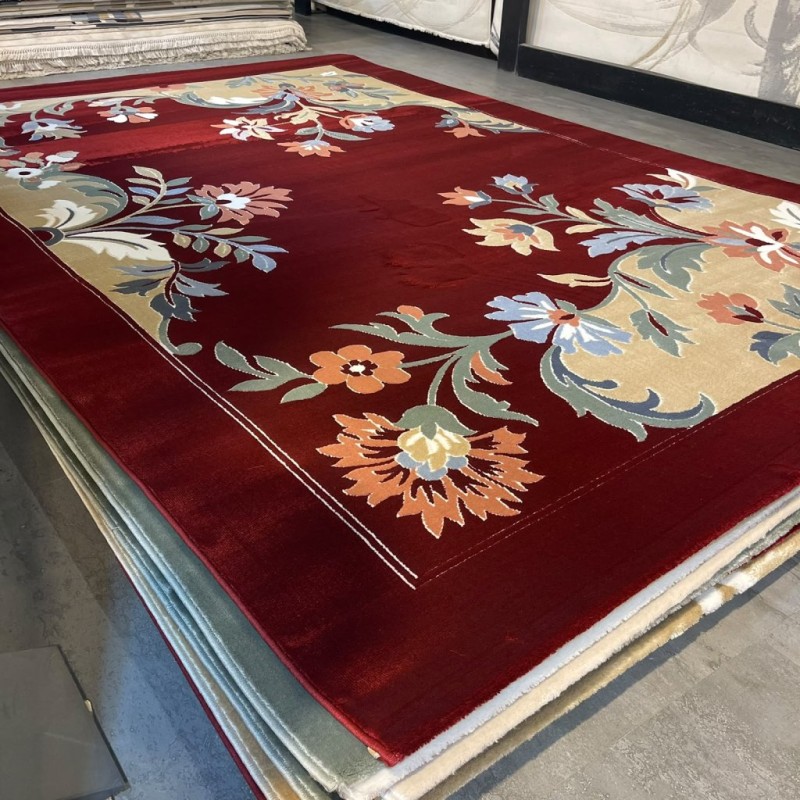 سجاد المصممين مايسترو تركي OL424A عنابي مقاس 250*350