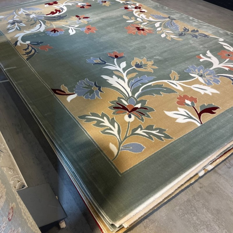 سجاد المصممين مايسترو تركي OL424A اخضر مقاس 50*80
