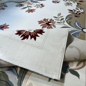 سجاد المصممين مايسترو تركي OL424A ابيض مقاس 300*400
