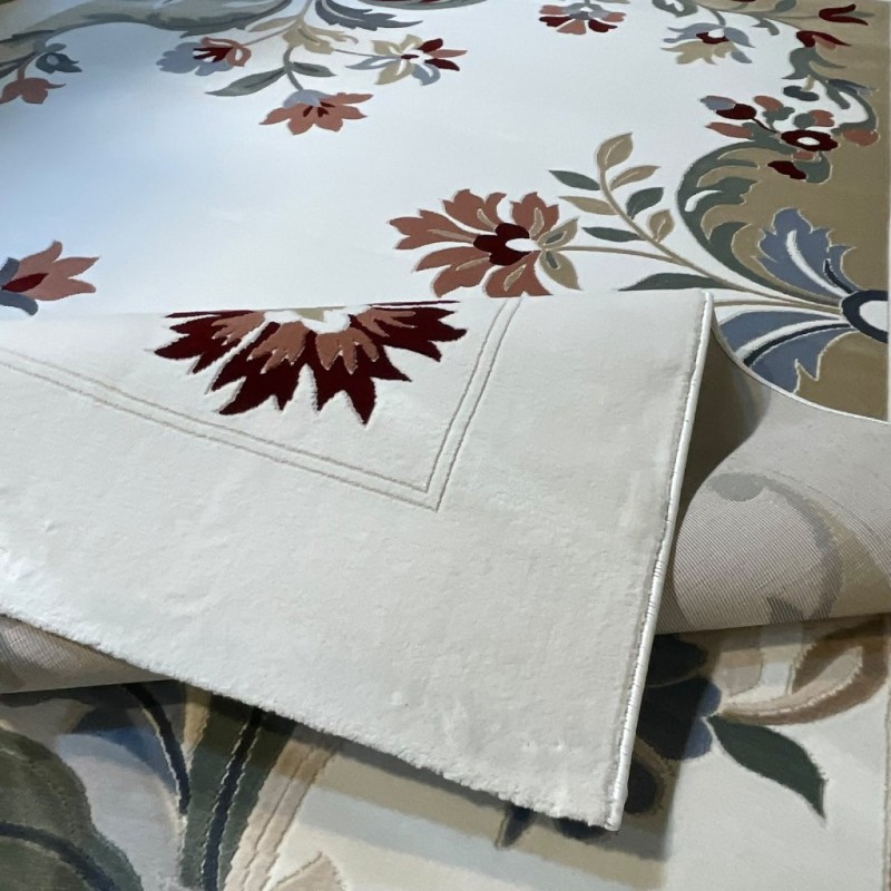 سجاد المصممين مايسترو تركي OL424A ابيض مقاس 300*400
