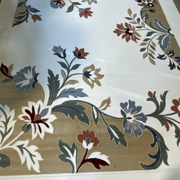 سجاد المصممين مايسترو تركي OL424A ابيض مقاس 250*350