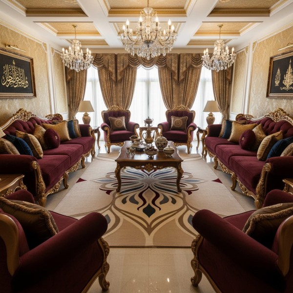 سجاد المصممين مايسترو تركي OL426A كيميك مقاس 300*400