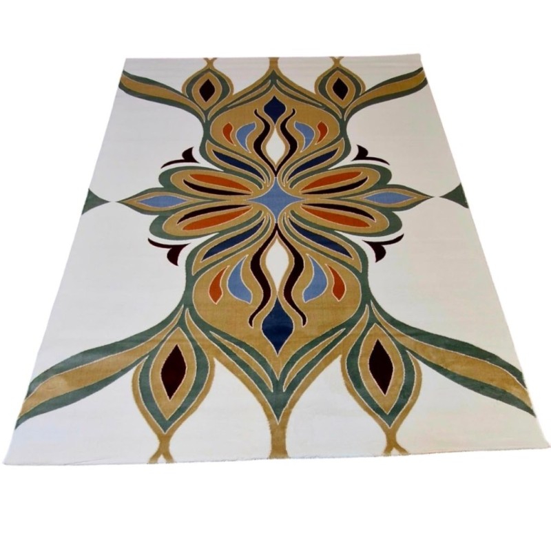 سجاد المصممين مايسترو تركي OL426A ابيض مقاس 80*150