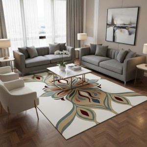 سجاد المصممين مايسترو تركي OL426A ابيض مقاس 80*150