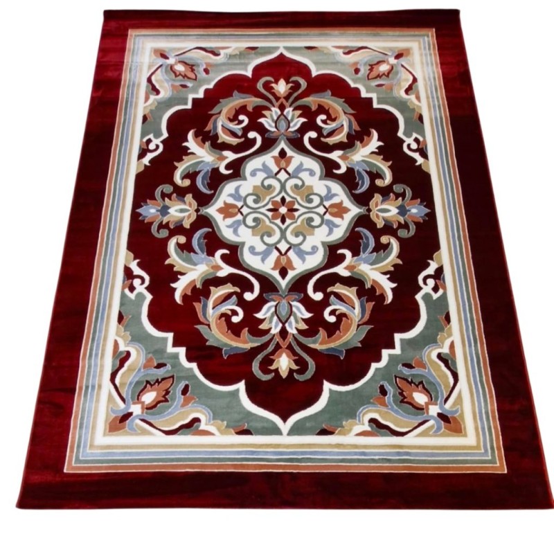 سجاد المصممين مايسترو تركي OL427A وردي عنابي مقاس 50*80
