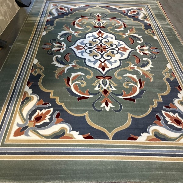 سجاد المصممين مايسترو تركي OL427A اخضر مقاس 100*200
