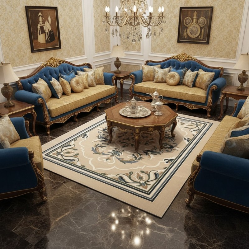 سجاد المصممين مايسترو تركي OL427A كيميك مقاس 400*500